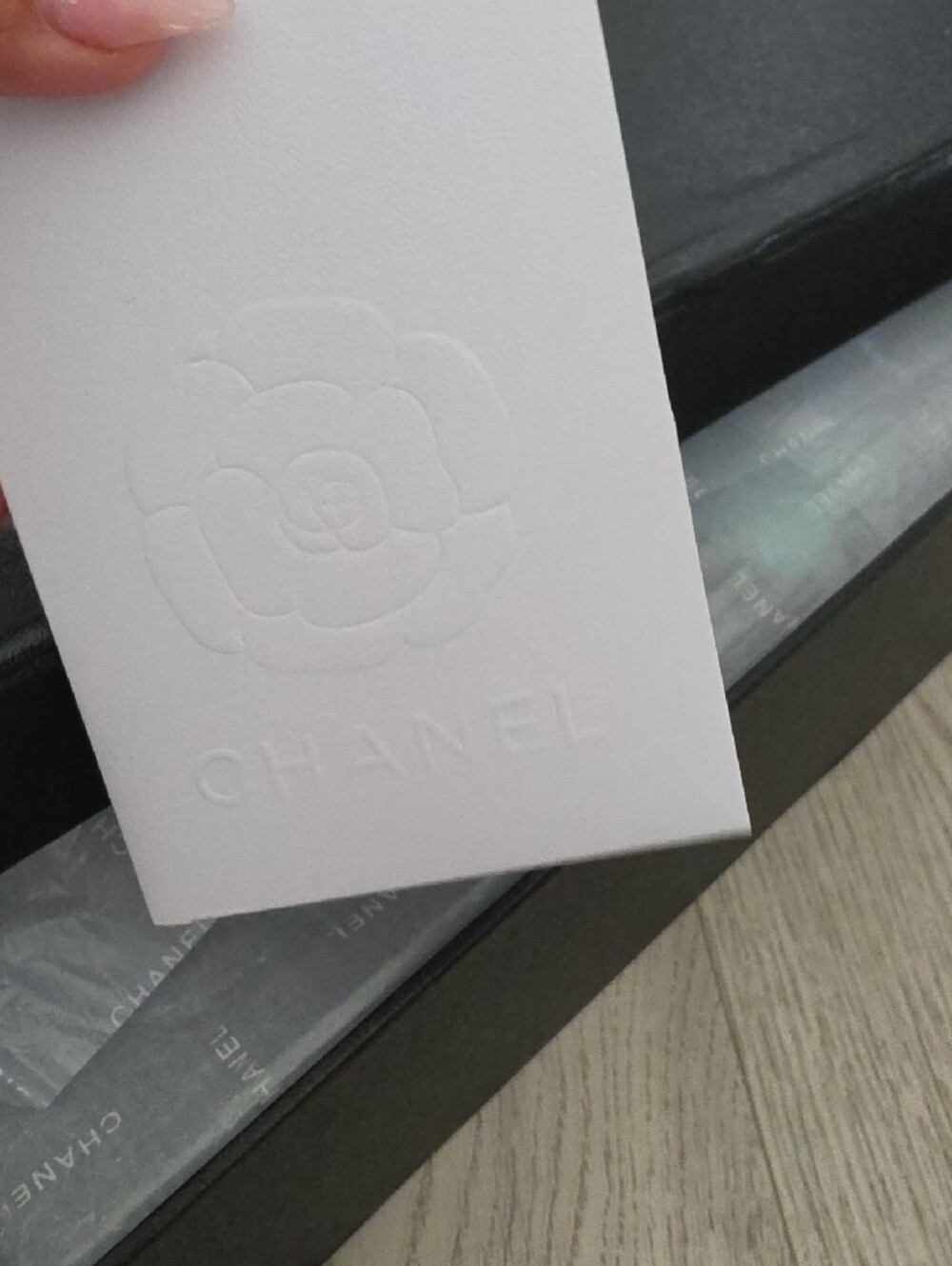 CHANEL Black Leather Pumps with Turquoise Cap Toe - Picture 7 of 10